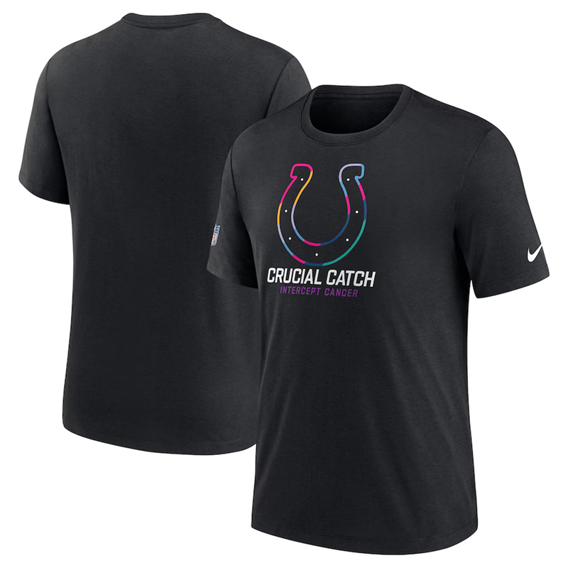 Men's Indianapolis Colts Black 2024 Crucial Catch T-Shirt